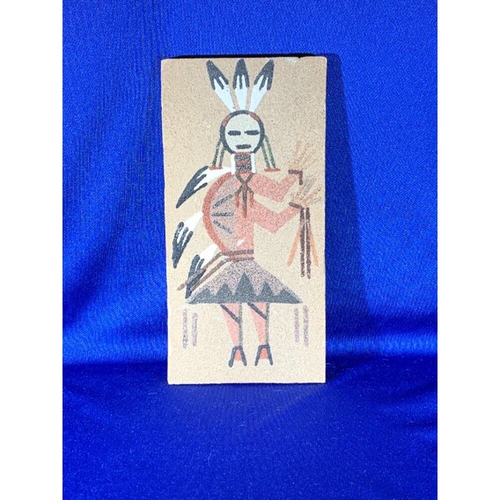 Navajo Camel God Sand Painting by Lester Johnson